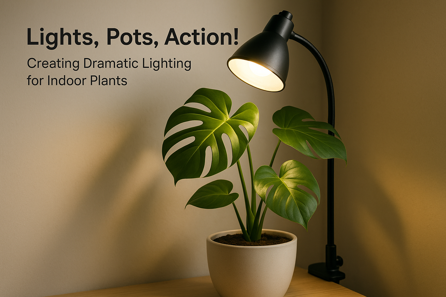 How to Create Dramatic Lighting for Indoor Plants? – Ecofynd