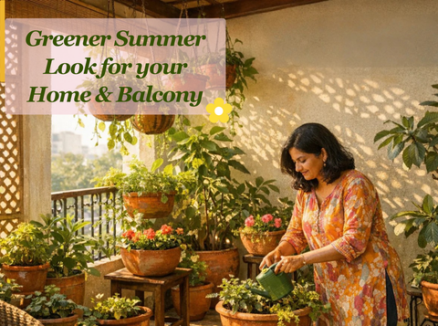 How to Style Your Home & Balcony for a Cooler, Greener Summer Look