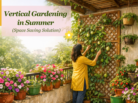 Vertical Gardening in Summer: More Airflow, Less Heat Damage