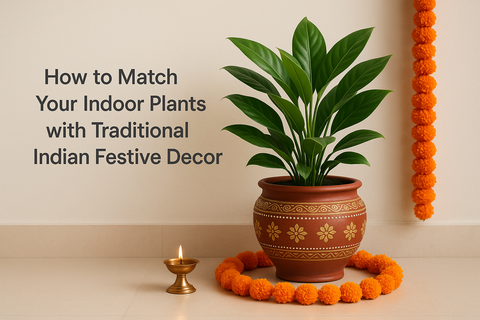 How to Match Your Indoor Plants with Traditional Indian Festive Decor