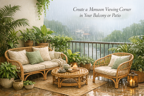 Create a Monsoon Viewing Corner in Your Balcony or Patio