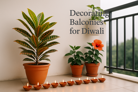 10 Creative Ways to Decorate Balconies for Diwali Using Plants (Part 1)