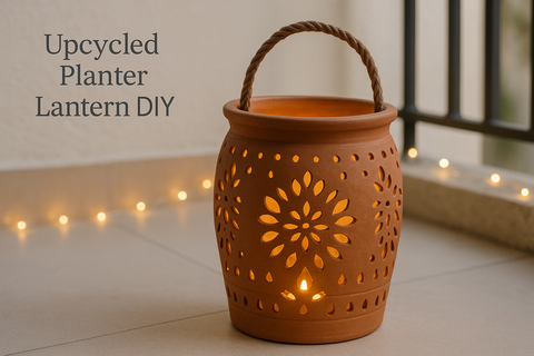 Step-by-Step Guide to Turn Old Planters into Festive Lanterns