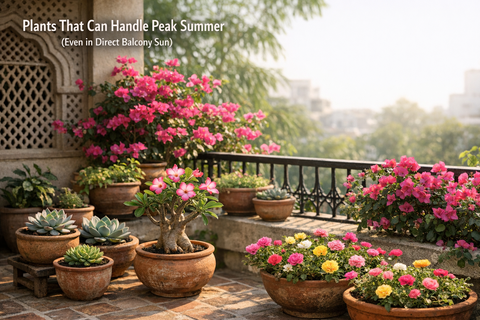 Plants That Can Handle Peak Summer (Even in Direct Balcony Sun)