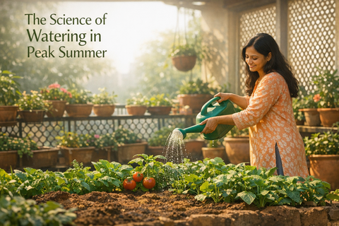 The Science of Watering in Peak Summer: Timing, Quantity & Soil Behavior