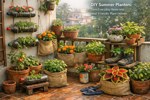 DIY Summer Planters: Turn Everyday Items into Heat-Friendly Plant Homes