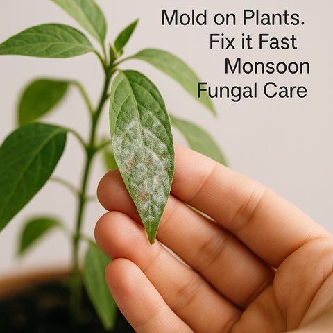 Mold on Plants. Fix it Fast. Monsoon Fungal Care!