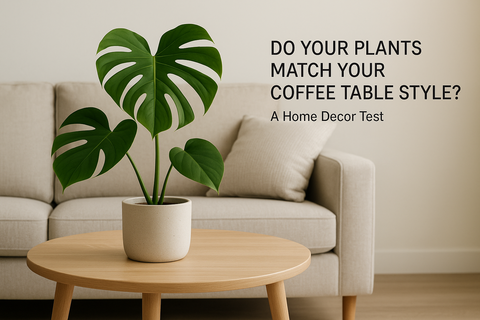 Do Your Plants Match Your Coffee Table Style? A Home Decor Test