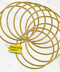 ecofynd Circle 8 Inch Metal Crafts Hoops