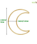 ecofynd Moon 4 Inch Metal Crafts Hoops