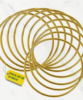 ecofynd Circle 12 Inch Metal Crafts Hoops