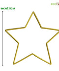ecofynd Star 8 Inch Metal Crafts Hoops