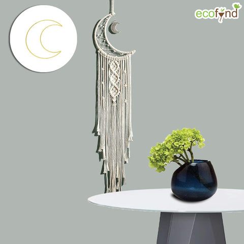 ecofynd Moon 4 Inch Metal Crafts Hoops