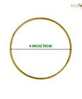 ecofynd Circle 4 Inch Metal Crafts Hoops