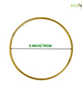 ecofynd Circle 6 Inch Metal Crafts Hoops