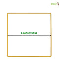 ecofynd Square 6 Inch Metal Crafts Hoops