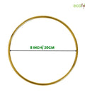 ecofynd Circle 8 Inch Metal Crafts Hoops