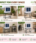 ecofynd Ecofynd GlideBase Heavy-Duty Black Cooler Trolley with 360° Rotating Wheels