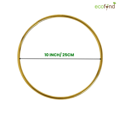 ecofynd Circle 10 Inch Metal Crafts Hoops