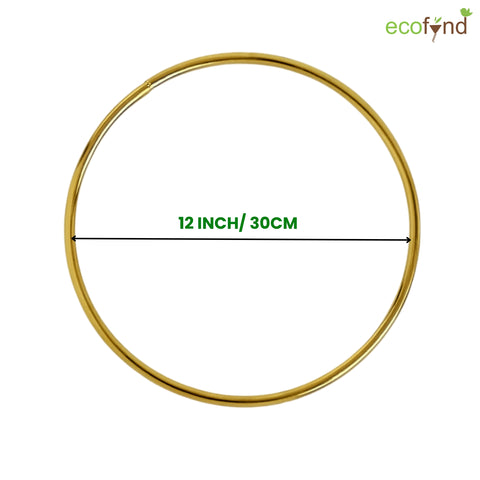 ecofynd Circle 12 Inch Metal Crafts Hoops