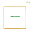 ecofynd Square 12 Inch Metal Crafts Hoops
