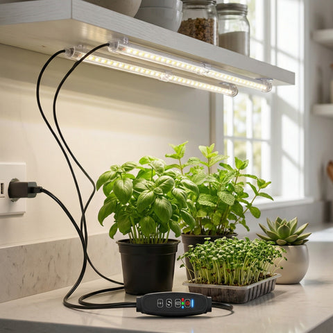 ecofynd Aira2 Grow Light – 2 Head LED Plant Light for Indoor Plants