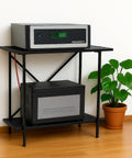 ecofynd 2-Tier Black UPS Stand for Home and Office
