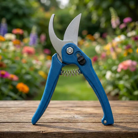 ecofynd Ecofynd Blue Bypass Pruning Shears with Sharp Steel Blade
