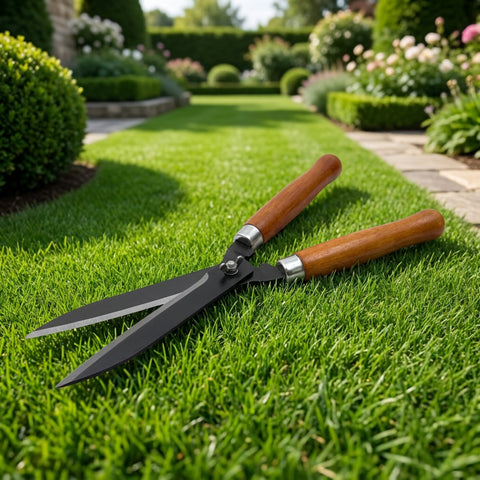 ecofynd Ecofynd Garden Grass Shears with 11 Inch Long Straight Steel Blades