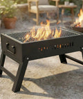 ecofynd Portable and Foldable Charcoal Barbeque Grill – High-Quality Net & Fast Setup