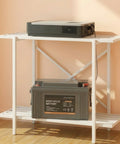 ecofynd 2-Tier White UPS Stand for Home and Office