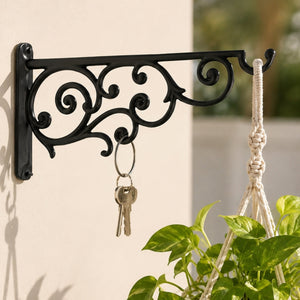 Metal Wall Plant Bracket – Heavy-Duty Aluminium Hanging Hook for Plants