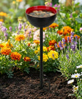 ecofynd Ecofynd Bee Watering Station with Decorative Garden Stake (Red)