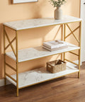 ecofynd 35-Inch Console Table – Modern Multipurpose Utility Table
