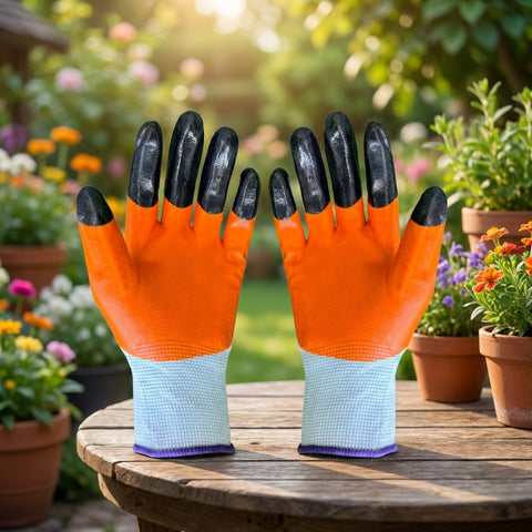 ecofynd Ecofynd Rubber Coated Gardening Gloves with Non-Slip Grip