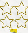 ecofynd Star 2 Inch Metal Crafts Hoops