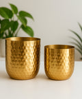 ecofynd Ivara Metal Plant Pots