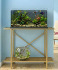 ecofynd 2-Tier Gold Fish Tank Stand