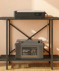 ecofynd 2-Tier Black UPS Stand for Home and Office