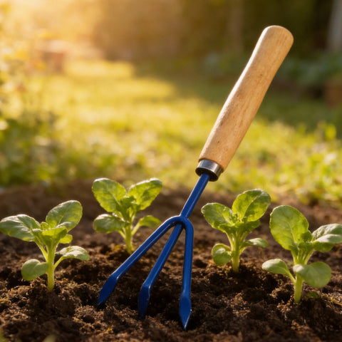 ecofynd Cultivator with Wooden Handle