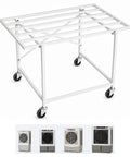 ecofynd Ecofynd GlideBase Heavy-Duty White Cooler Trolley with 360° Rotating Wheels