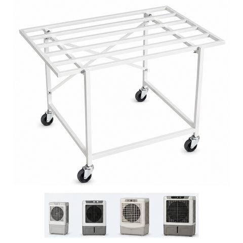 ecofynd Ecofynd GlideBase Heavy-Duty White Cooler Trolley with 360° Rotating Wheels
