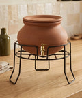 ecofynd Ecofynd Small Metal Matka Stand for Kitchen - Style 2
