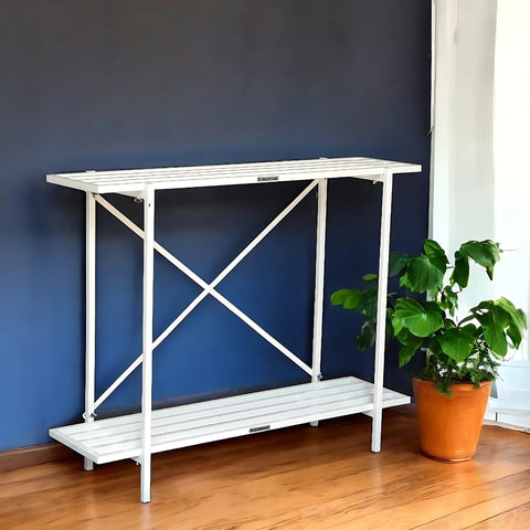 Ecofynd Eric Metal Plant Stand – Sturdy, Powder-Coated, Multipurpose