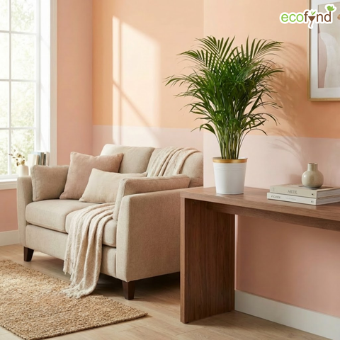 Ecofynd White Bucket Metal Planter