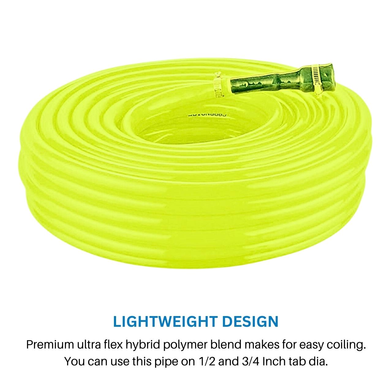 Lemon Yellow Flexible PVC Water Pipe