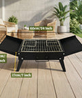 ecofynd Portable and Foldable Charcoal Barbeque Grill
