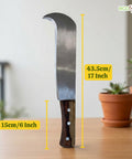 ecofynd Ecofynd Curved Steel Billhook Knife for Gardening & Farming