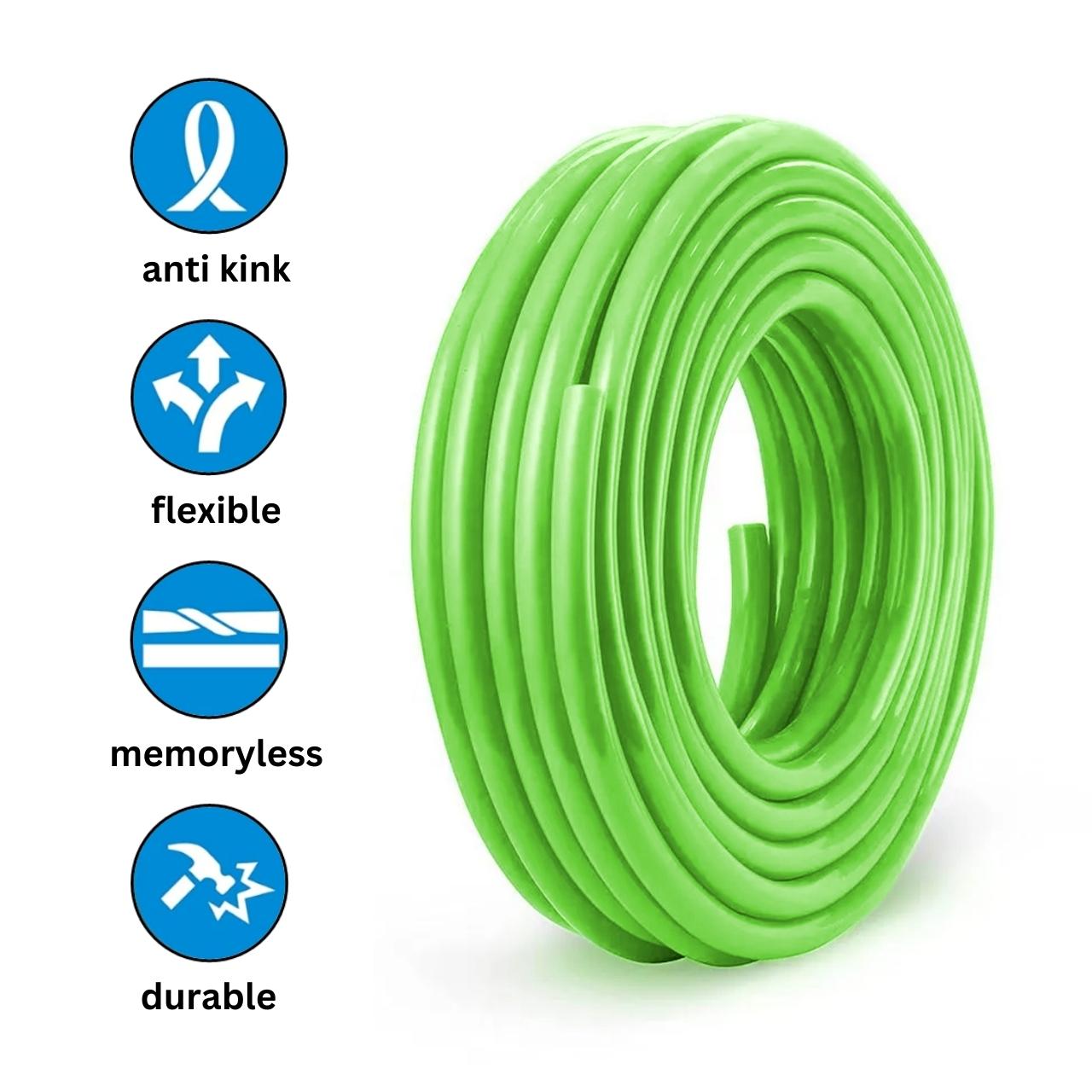 Green Flexible PVC Water Pipe