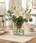 ecofynd 3.9 Inch Glass Flower Vase for Fresh & Artificial Flowers